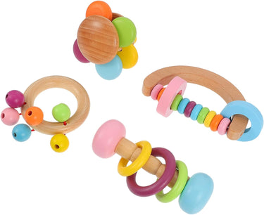 Ecotoys RattlePlay | Divertimento sensoriale per i più piccoli - Sonagli Montessori in legno